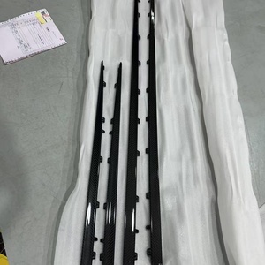 ชุดแต่งคาร์บอนไฟเบอร์แบบแห้งสำหรับ Mercedes Benz S Class W223 S63 2021+ AMG ดิฟฟิวเซอร์หลัง สเกิร์ตข้าง ฝาครอบกระจกมองข้าง ช่องระบายอากาศกันชนหน้า - Product Image 2