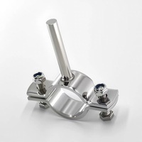 Collier de serrage sanitaire en acier inoxydable pour tuyau, tige ronde massive forgée