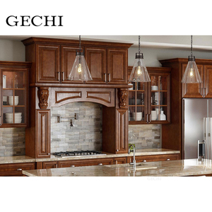 Tủ bếp làm theo yêu cầu bằng gỗ sồi, gỗ óc chó, gỗ tần bì, veneer gỗ nguyên khối - Product Image 5