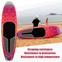 Planche à pagaie gonflable en PVC Longboard Wakeboard Planche de surf souple pour sports nautiques pour les eaux de l'océan
