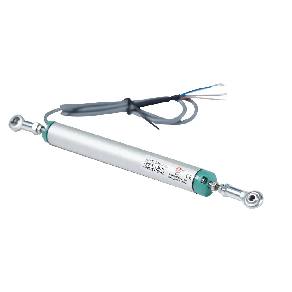 Pasokan Pabrik Yang Disetujui CE Dapat Transduser Sensor Linier dengan Sambungan Ujung Batang