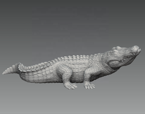 Figurines d'alligator en résine polyrésine, décorations pour la maison, jouets <span class=keywords><strong>crocodile</strong></span>, sculpture, ornement, statue - Product Image 2