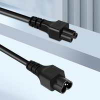 Câble d'extension d'alimentation XUZHAO XZ-C6 & XZ-C5 20A 250V en cuivre/PVC avec connecteurs IEC C5/C6 IP20, options de longueur 1-2m