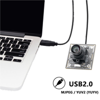 Ücretsiz Sürücü IMX317 Yüksek Çözünürlüklü 8MP Web Kamerası Manuel Odaklama 4K USB Kamera Modülü Endüstriyel Makine Gece Görüşü için