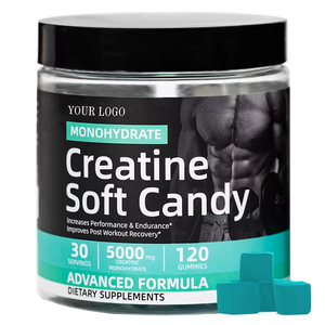 NEW FORM Low Sugar <b>Creatine</b> Monohydrate Gummies 5g Powder Dosage Soft Chew Gummies for Adult Men & Women Muscle Growth Support - Product Image 2
