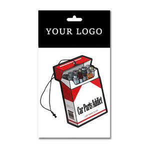 벌크 차량용 방향제: 맞춤 로고 행잉 페이퍼 방향제 - Product Image 5