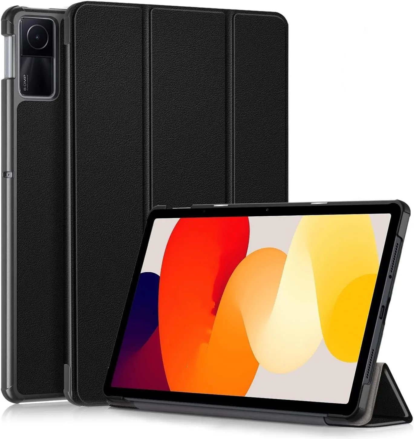 Shemax casing penutup pelindung untuk Tablet Lenovo, casing Flip bisnis berdiri lipat ramping, penutup kulit PU Folio Tab M9 9 inci