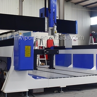 Machine de gravure et de fraisage CNC multi-axes 1325 2030 MVIP bleue pour le traitement des moules en mousse et en bois