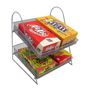 Plana de embalaje de alambre de metal de mostrador de estante para supermercados - Product Image 3