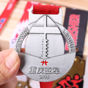 Medaille Bänder Hersteller Schule Sport wettbewerb Student Gold Silber Bronze Champions Medaillen Lanyard Logo - Product Image 2