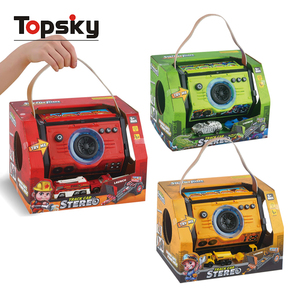 Mini voitures de course multifonctionnelles Nouveau camion à <span class=keywords><strong>catapulte</strong></span> pliable portable avec piste en alliage de plastique Boîte amusante Jouet de camion pour enfants - Product Image 6