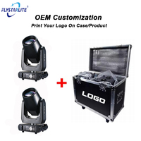 Projecteur professionnel à tête mobile 450W Prism King IP33, faisceau lumineux HID, contrôle DMX512, 14 couleurs + blanc, 16 gobos, CRI 90 élevé, pour scène d'hôtel