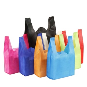 Sacs fourre-tout imprimés non tissés économiques pour les courses au supermarché, utilisation alimentaire, tissu recyclable, couleur personnalisée, poignée Flexiloop - Product Image 1