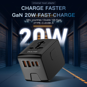 Bộ sạc đa năng OULITRAVEL A11-PQ20W, đầu cắm điện đa quốc gia, bộ chuyển đổi du lịch đa năng, bộ sạc du lịch giá rẻ - Product Image 2