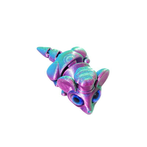 Kawaii 3D in chuột đồ chơi với đôi mắt to | đáng yêu 7cm màu kẹo mô hình động vật, thân thiện với môi quà tặng cho trẻ em - Product Image 5