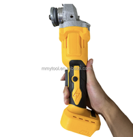 Meuleuse d'angle sans fil 21V sans balais 5 "(125mm) 8,500 tr/min, meuleuse électrique à filetage M14 paquet de boîte en plastique