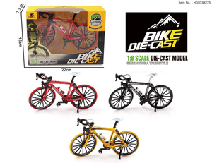 Giocattoli di simulazione in miniatura in lega di <span class=keywords><strong>1</strong></span>:8 modello di bici in metallo retrò pressofuso mountain bike, bicicletta <span class=keywords><strong>vintage</strong></span> per bambini - Product Image 4
