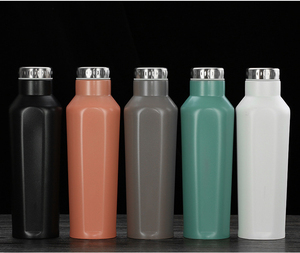 New Vacuum <b>Flask</b> Stainless Steel Water <b>Bottle</b> Thermos Cup Portable Outdoor Car Creative Hexagonal Cup Sports Kettle - Product Image 6