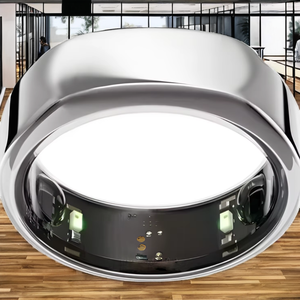 R01C SHR OEM Stainless Steel Smart <b>Ring</b> App Control AI Analysis Multi-Sport Tracking Heart Rate Blood Oxygen Sleep Monitoring - Product Image 2