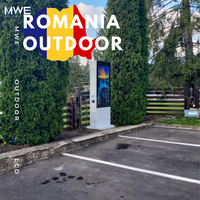 Étude de cas mondiale MWE Pologne Affichage numérique LCD IP65 Extérieur Étanche DOOH Anti-explosion Aluminium Médias numériques