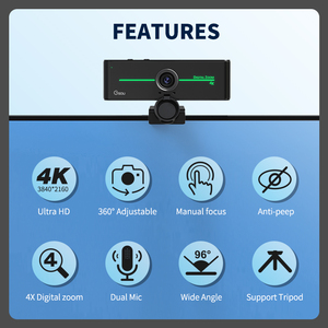 Gsou-cámara <span class=keywords><strong>Web</strong></span> 4K con USB y micrófono, enfoque manual para PC, Full HD, 2K, 4K, 1080p, 8mp - Product Image 4