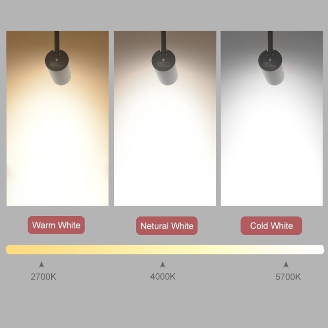 Smart and Easy to Install Commercial Spotlight Supplier 15W Dimmable Remote Control Led COB Color Adjustable Track Light