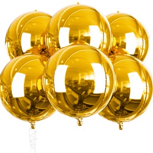 32 pollici grande 4D Mylar forma rotonda <span class=keywords><strong>oro</strong></span> metallizzato argento <span class=keywords><strong>oro</strong></span> rosa e gradiente colore elio 32 pollici lamina palloncino - Product Image 1