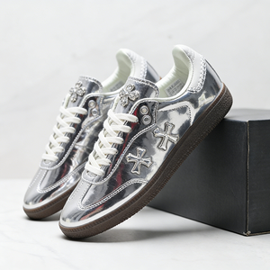 Chaussures de course de style walesien pour hommes, chaussures blanches pour hommes, chaussures respirantes pour hommes, chaussures décontractées pour hommes, chaussures de sport légères - Product Image 3