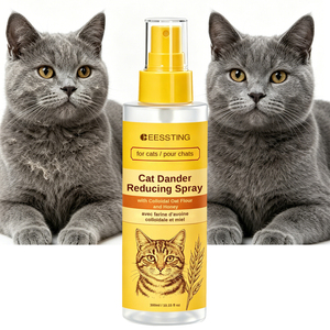 Spray Hipoalergénico para el Cuidado de Mascotas, Limpiador de Pelaje, Eliminador de Alergénicos de Acción Rápida y Larga Duración, Reduce la Caspa de Gato - Product Image 1