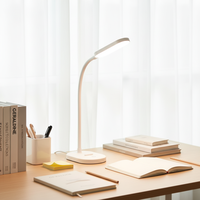 Lámpara de Escritorio Multifuncional con Soporte para Teléfono, Control Táctil, 5000K, 160lm, 80Ra, Diseño Moderno, Pantalla Novedosa, DC, para Hogar, Estudio, Oficina
