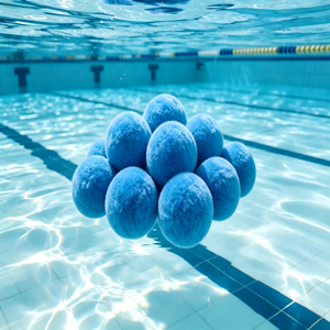 Boules filtrantes <span class=keywords><strong>pour</strong></span> <span class=keywords><strong>piscine</strong></span> de haute qualité 700g, en fibres de polyester blanches, réutilisables, média de filtration d'eau <span class=keywords><strong>pour</strong></span> <span class=keywords><strong>piscine</strong></span> - Product Image 1