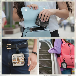 Bolsa Personalizada para Premios de Perro con Gancho y Cremallera, Set de Entrenamiento para Mascotas, Bolsa para Paseo y Adiestramiento de Cachorros, Accesorios de Entrenamiento Canino - Product Image 6