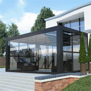 Topwindow de Patio de Aluminio de persiana de Aluminio Material de Aluminio <span class=keywords><strong>4X3</strong></span> moderno <span class=keywords><strong>techo</strong></span> retráctil <span class=keywords><strong>Pergola</strong></span> - Product Image 2