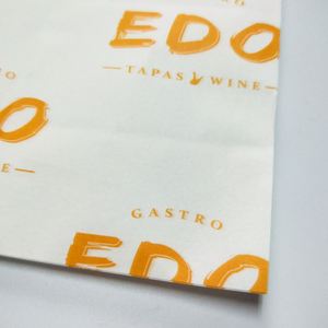 Custom Printed Food Grade Wax Coated <b>Greaseproof</b> Sandwich Patty Burger Wrapping <b>Paper</b> Wrap - Product Image 5