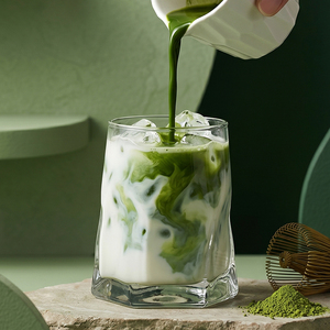 Mezcla Ceremonial para Matcha Latte, Té Verde Orgánico en Polvo, Vegano, Sin Azúcar, Grado <span class=keywords><strong>Barista</strong></span>, Marca Privada - Product Image 2