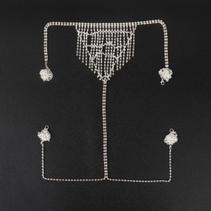 Ensemble <span class=keywords><strong>de</strong></span> bijoux <span class=keywords><strong>de</strong></span> corps en or 18 carats pour femme, <span class=keywords><strong>avec</strong></span> chaîne <span class=keywords><strong>de</strong></span> taille ornée <span class=keywords><strong>de</strong></span> strass et <span class=keywords><strong>de</strong></span> paillettes, style sexy pour boîte <span class=keywords><strong>de</strong></span> nuit et soirées, incluant un <span class=keywords><strong>soutien</strong></span>-<span class=keywords><strong>gorge</strong></span> - Product Image 5
