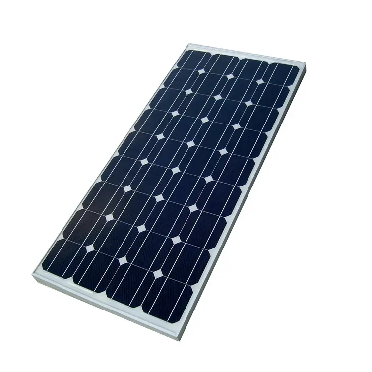 Panel surya fotovoltaik kaca 18V pengisi daya sistem tenaga surya rumah 100W 120W 150W 200W harga pabrik Panel surya dua wajah