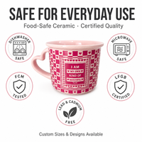 Mug en céramique personnalisé OEM ODM avec poignée en forme de cœur, tasse à café en porcelaine, motif et logo personnalisés, mugs de consommation domestique, commande en gros