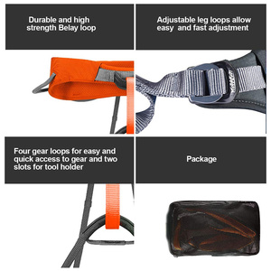 Có thể điều chỉnh lửa cứu thám hiểm hang động Rock rappelling cây bảo vệ eo vành đai an toàn một nửa cơ thể leo núi khai thác - Product Image 6