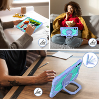 Funda de Silicona Antigolpes con Soporte Multiángulo para Tablet Xiaomi Redmi Pad Pro 12.1 Pulgadas POCO Pad 12.1 Pulgadas 2024