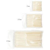 Bâtonnets en Bois d'Oranger à Double Tête 7,5cm 10,5cm 15cm 17cm, Poussoir et Racleur de Peaux Mortes, Nettoyant pour Ongles, Bâtonnets de Manucure, Pousse-Cuticules