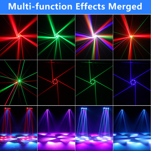 150W OEM/ODM đa-mắt sáu-vũ trang RGBW <span class=keywords><strong>LED</strong></span> di chuyển đầu đèn ip33 cri95 DMX512 KTV sân khấu câu lạc bộ đêm bên ánh sáng - Product Image 4