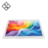 Moniteur industriel 27 pouces IPS LED blanc 1000 nits avec haut-parleur intégré pour ordinateur de bureau, entrée HD VGA