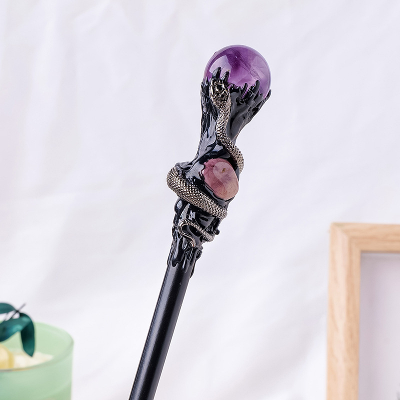 Amethyst stone ball style