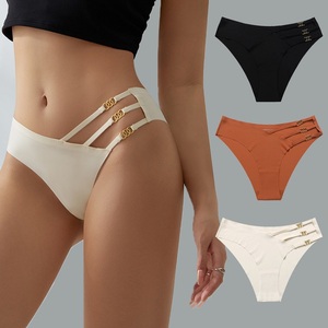 Donne all'ingrosso Sexy Oem Quick Dry Seamless Circle Trim decorare slip a vita bassa mutandine intimo - Product Image 1