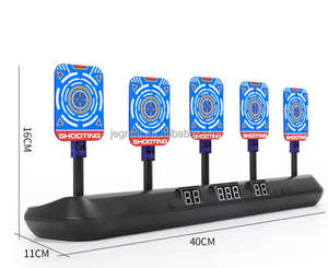 Nuovi bersagli da tiro digitali in movimento da corsa 5 bersagli giocattoli per punteggio elettronici con ripristino automatico con pista - Product Image 6