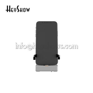 Прозрачная подставка-держатель из АБС-пластика для мобильных телефонов и планшетов с защитой от кражи, вертикальным креплением, датчиком движения, звуковой сигнализацией и функцией зарядки - Product Image 3