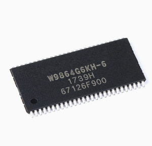 Puce de mémoire RAM originale authentique SMD W9864G6KH-6 TSOP(II)-54 - Product Image 1