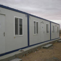 Bureau modulaire en conteneurs, bureau multi-conteneurs, bâtiment de bureaux en conteneurs, bureau préfabriqué, conteneurs plats 20/40 pieds pour l'Asie du Sud-Est