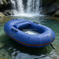 Hailebao Bateau Gonflable Portable Léger en PVC pour Camping et Pêche en Plein Air, Kayak Escargot Sûr, Capacité 1 Personne, Loisirs